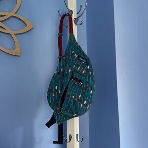 Kavu Mini Rope Sling Bag - retired Canoe Paddle Pattern